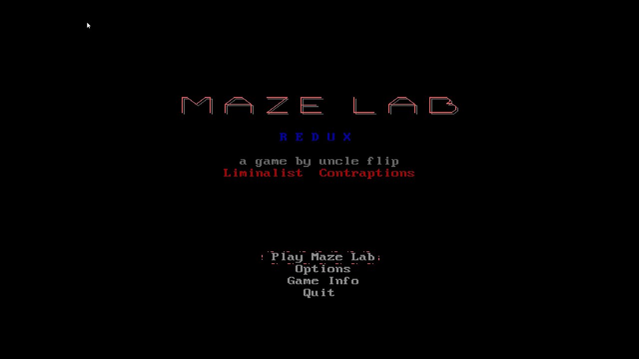 Uncle_Flip1's tweet card. Maze Lab Redux Trailer
