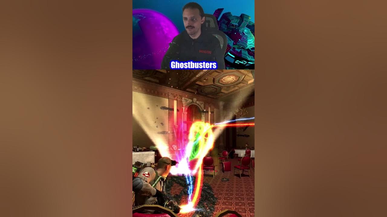 aaronshack64's tweet card. Capturing Slimer in the Ballroom! | Ghostbusters: The Video Game...