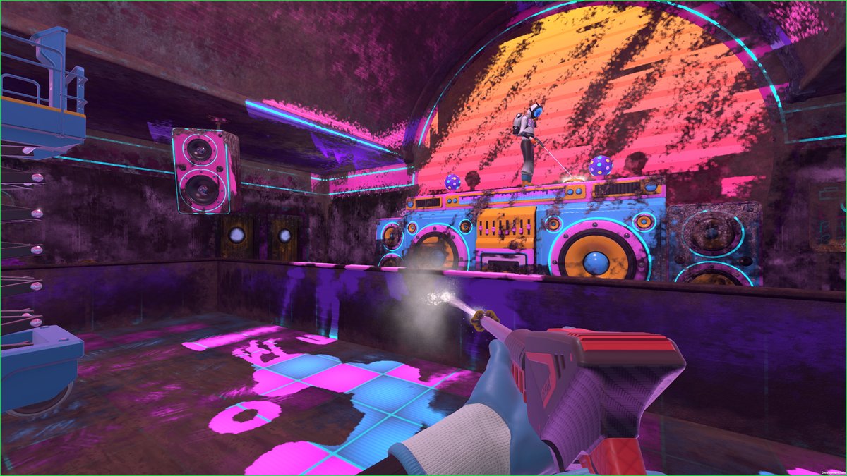 GamesRadar's tweet card. Interview | FuturLab's Jess Green and Dan Chequer discuss the steps they've taken to build upon the success of PowerWash Simulator