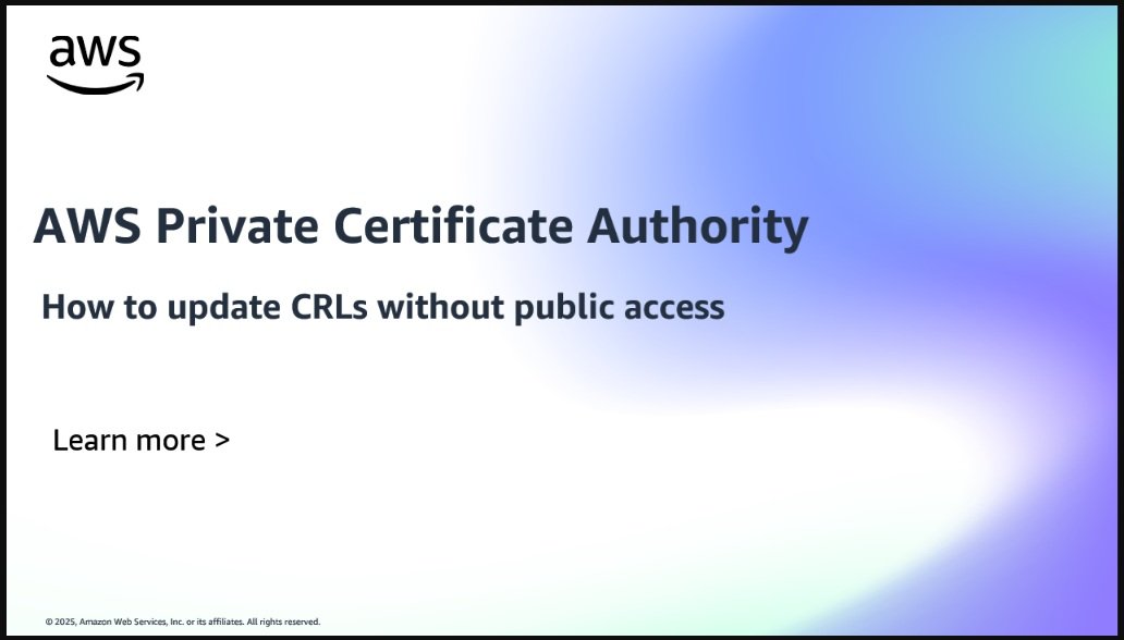 inside_devops's tweet card. Certificates and the hierarchy of trust they create are the backbone of a secure infrastructure. AWS Private Certificate Authority is a highly available certificate authority (CA) that you can use to...