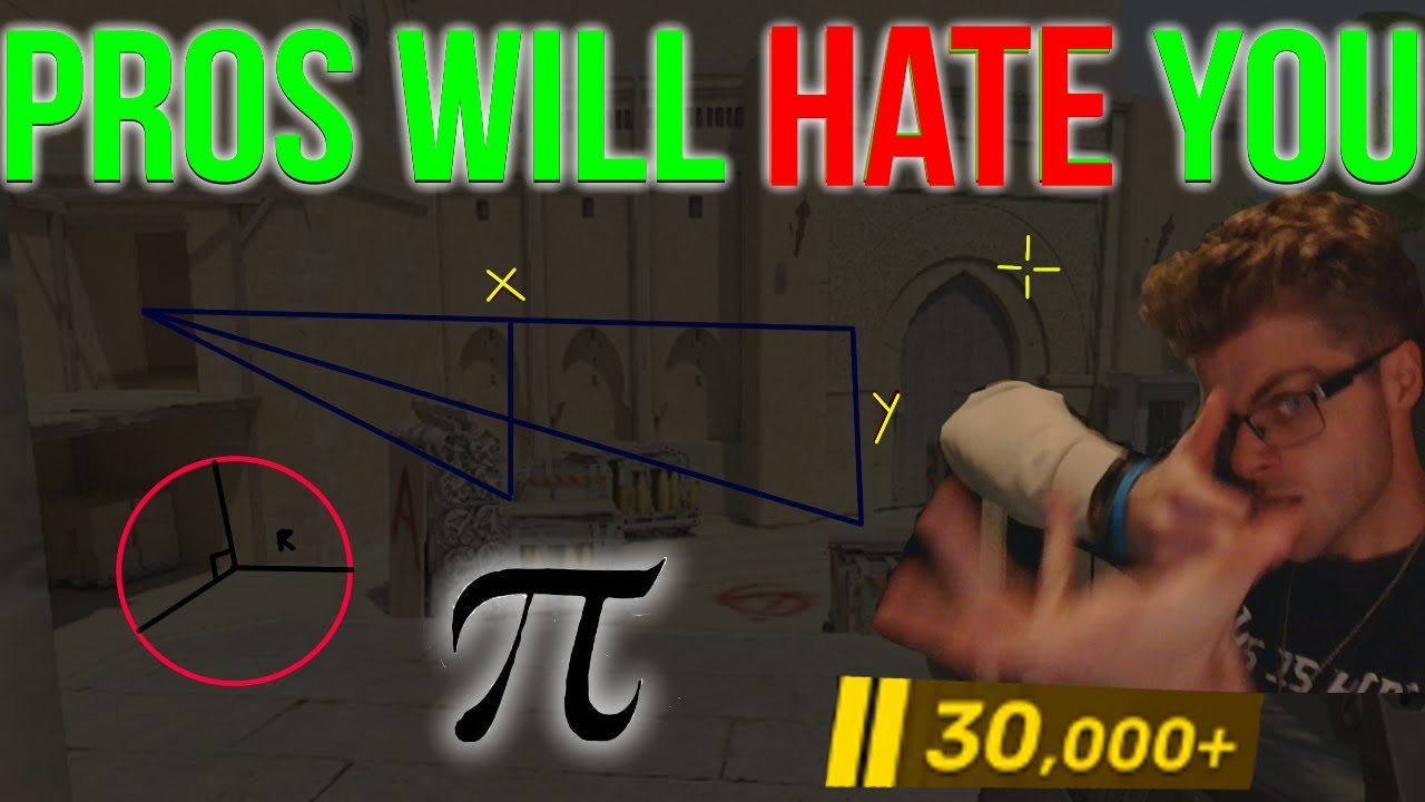 mikewater9cs's tweet card. Fixing Your Aim With MATH? (Guide)