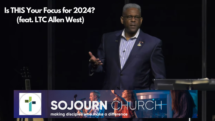 OBBMNetwork's tweet card. Allen West - What is your focus in 2024 - Sojourn Church Carrollton TX