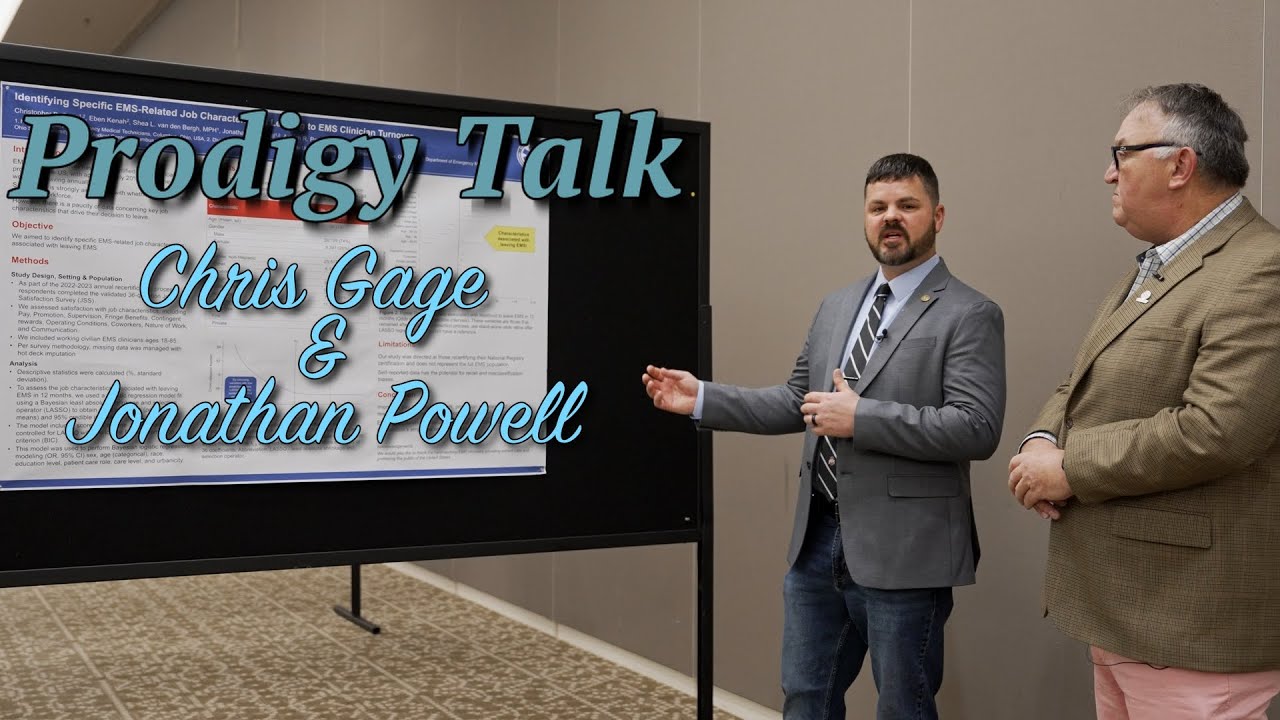 refresh2021's tweet card. Prodigy Talk | Christopher Gage & Jonathan Powell