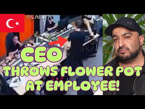 EddieHashiriya's tweet card. CEO Throws Flower Pot at Employee | Hakki Alkan Scandal Exposed