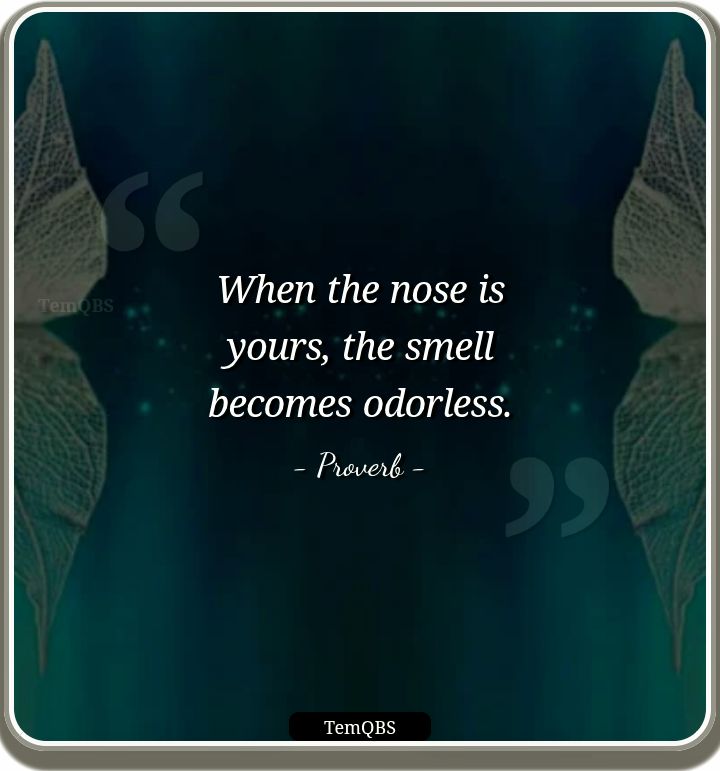 TemTeeBlog's tweet card. Just as you cannot smell your own natural scent, people often fail to....