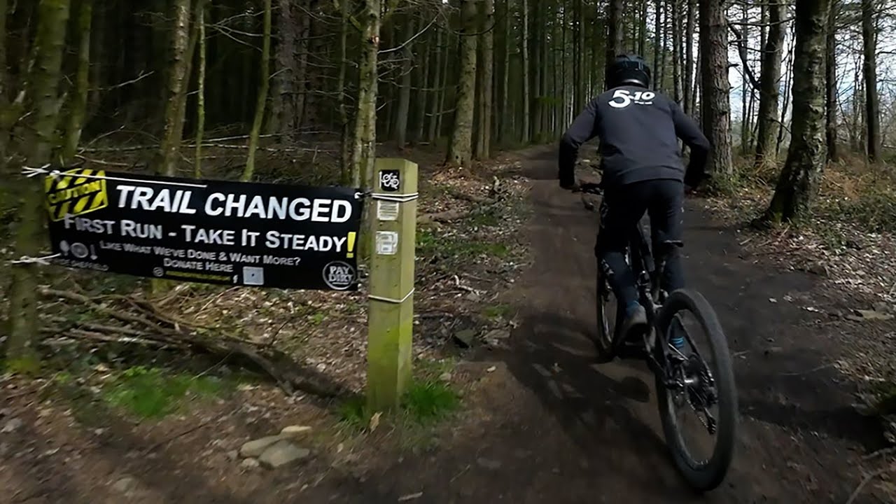 HaloVue's tweet card. Grenoside Woods MTB , Steel City Down Hill Mountain Bike Trail.