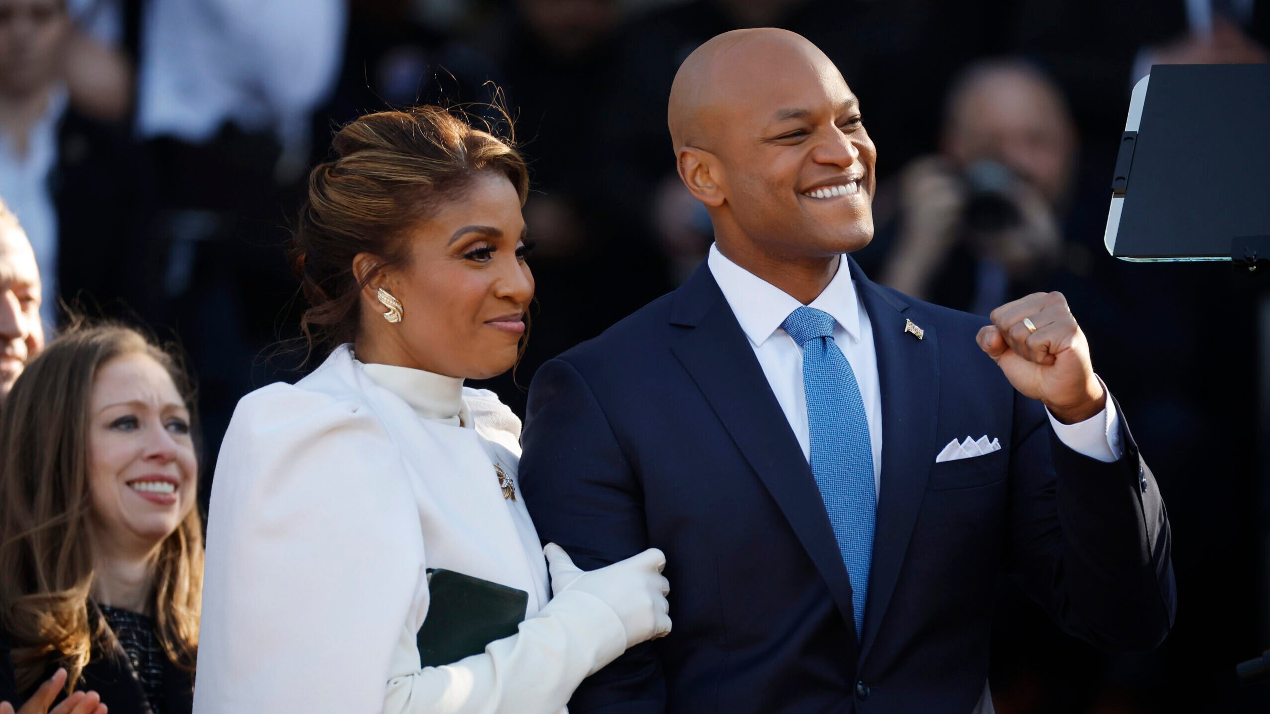 theGrio's tweet card. "When the whole world denied us, they defended us. And they lifted us up," Maryland Gov. Wes Moore said of Black women.