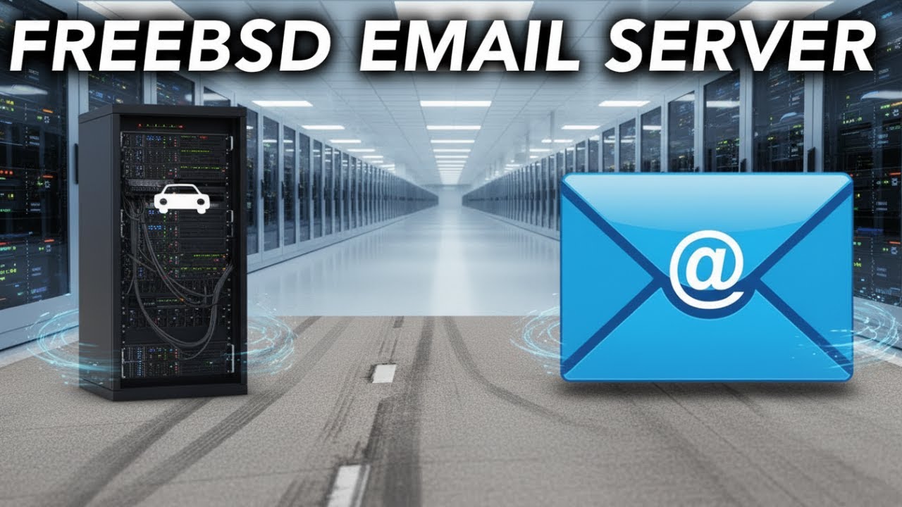 AlejosAngel's tweet card. Watch Me Build a FreeBSD Mail Server! Part 2