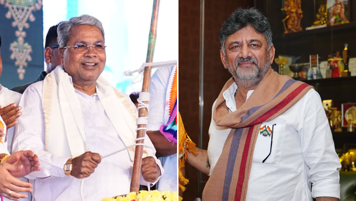 EnglishSalar's tweet card. Rumours of a mid-term handover resurface as DKS supporters meet Delhi leaders despite CM asserting his position is secure.