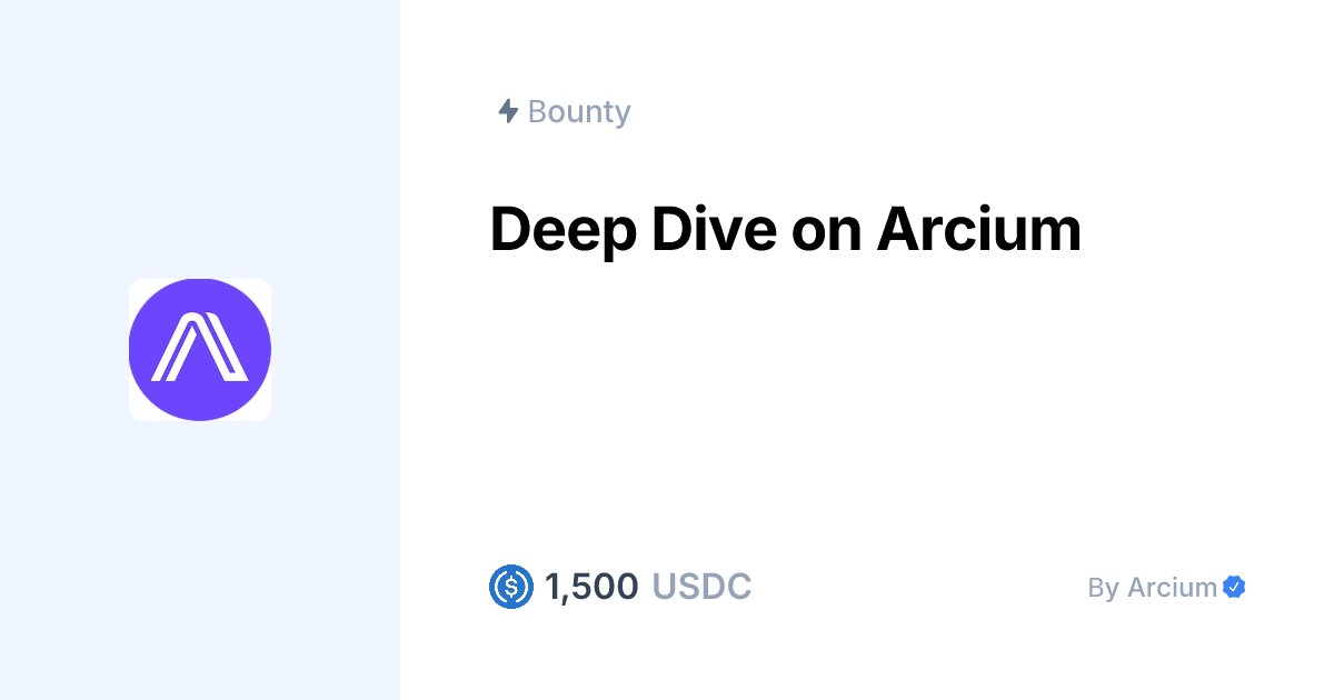 Arcium's tweet card. Deep Dive on Arcium | Superteam Earn