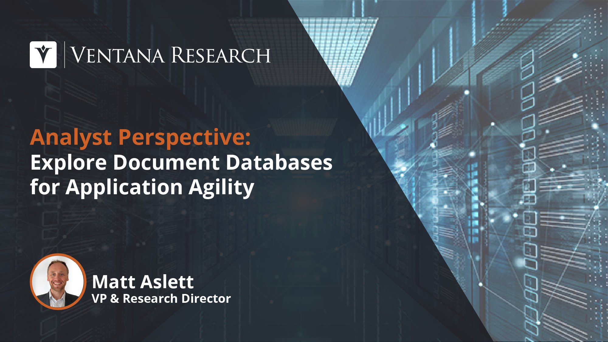 ISG_SW_Research's tweet card. Flexible document databases are suitable for new application development as well as replacements for applications that depend on relational databases.