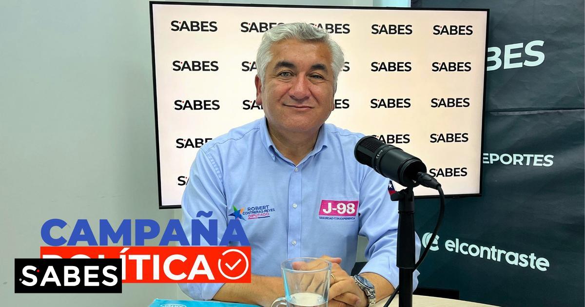 Sabescl's tweet card. "Que se suspenda el cobro mientras no esté al 100%": El candidato a diputado, Robert Contreras, por polémica del TAG en Puente Industrial.