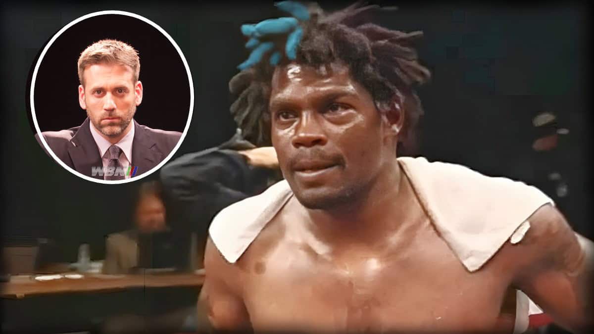 WorldBoxingNews's tweet card. Boxer James Butler Jr. is now known for two shocking acts: the infamous sucker-punch of Richard Grant and the murder of Sam Kellerman.