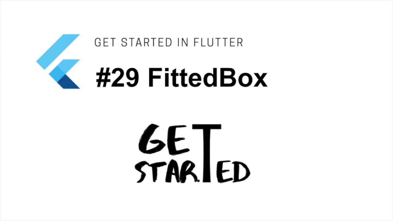 SystechDevelope's tweet card. #29 Widget FittedBox | Flutter Tutorial | Google