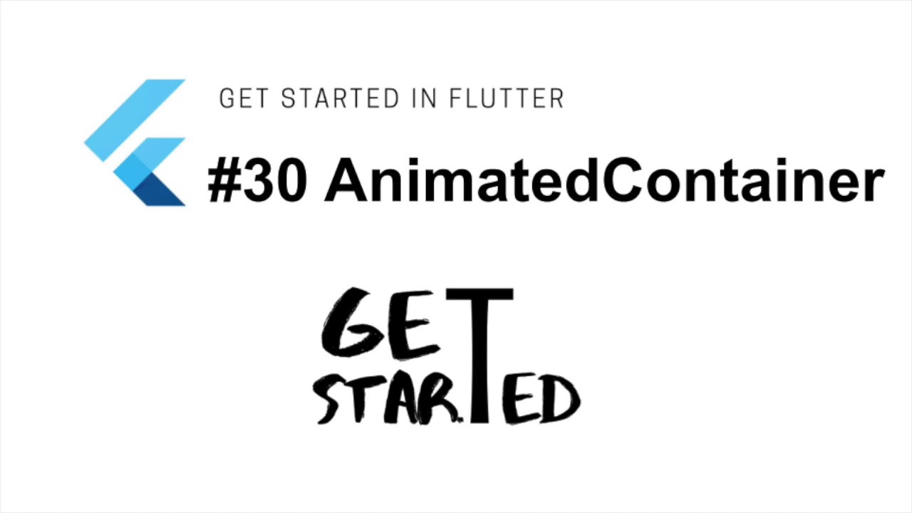 SystechDevelope's tweet card. #30 Widget AnimatedContainer | Flutter Tutorial | Google
