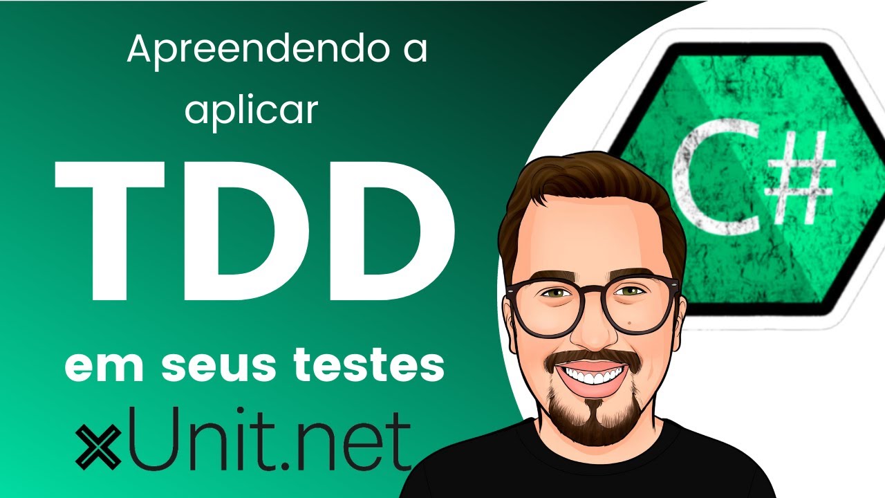 DJesusNet's tweet card. TDD C# - Apreendendo a criar testes unitários aplicando conceito de...