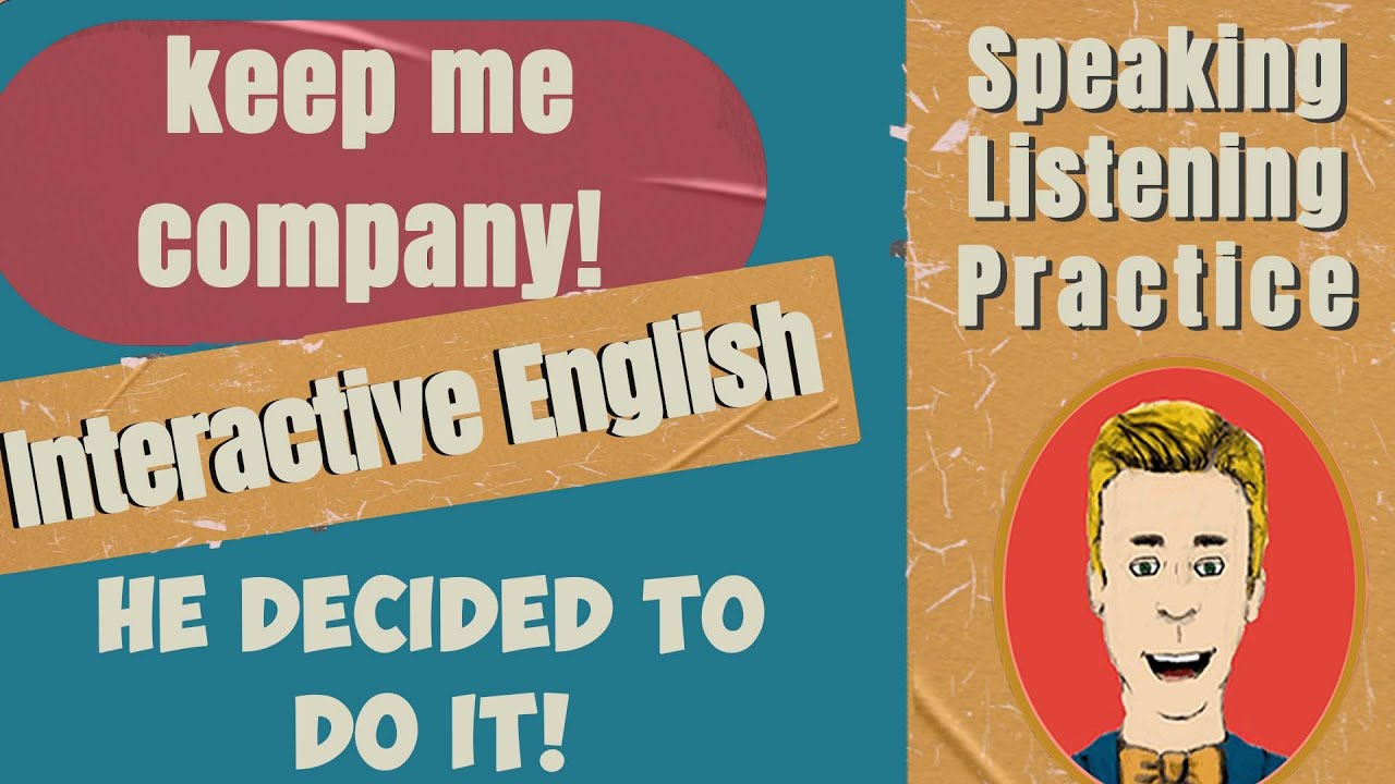 ESLClassWithMe's tweet card. Idioms: “KEEP ME COMPANY” learn and practice it While practicing...