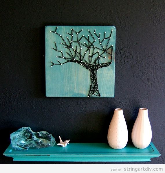 stringartdiy's tweet card. Wall String Art, beautiful tree