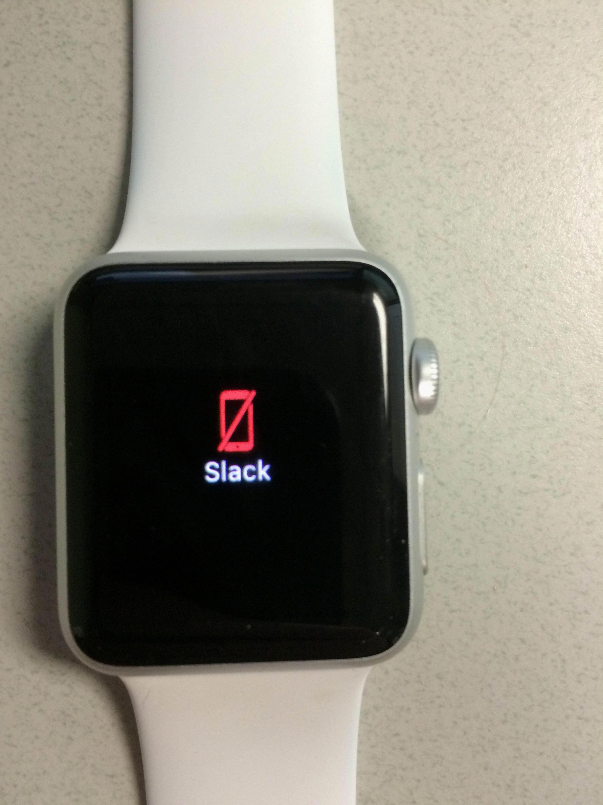 devicemag's tweet card. If you’ve ever looked at your Apple Watch screen and seen the red phone icon pop up, you’ve probably wondered what it means. If your Apple Watch and iPhone