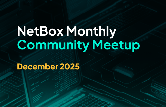 Cisco_CML's tweet card. Join our December 2025 NetBox Community Meetup to hear insights, see demos, and learn together from peers and experts.