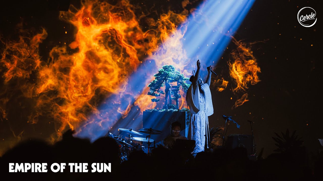 FutureSystem's tweet card. Empire Of The Sun live at Cercle Odyssey, Los Angeles, USA