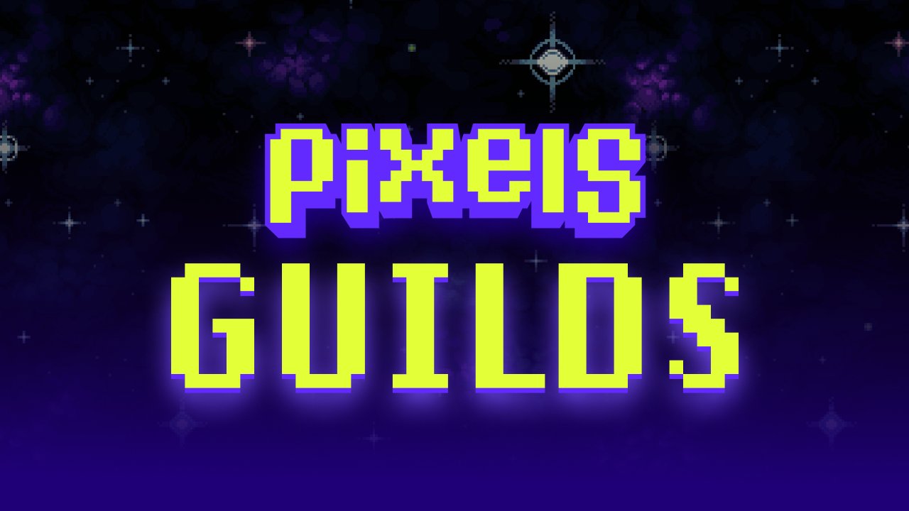 OLAGuildGames's tweet card. Guilds are a new feature in Pixels.xyz! Join a guild and unlock new types of gameplay!