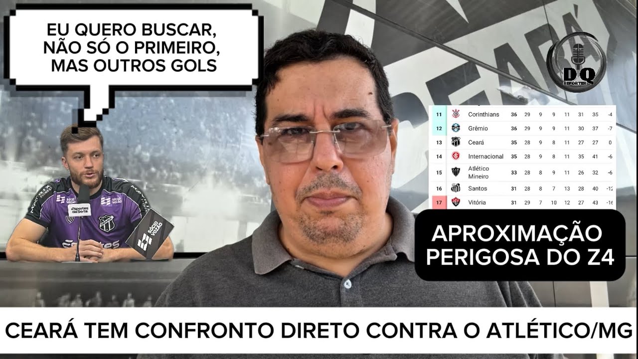 ReporterDanilo's tweet card. CEARÁ TEM NECESSIDADE DE BUSCAR PONTOS FORA DE CASA E PRECISA DE...
