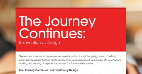 MeganKortlandt's tweet card. The Journey Continues: