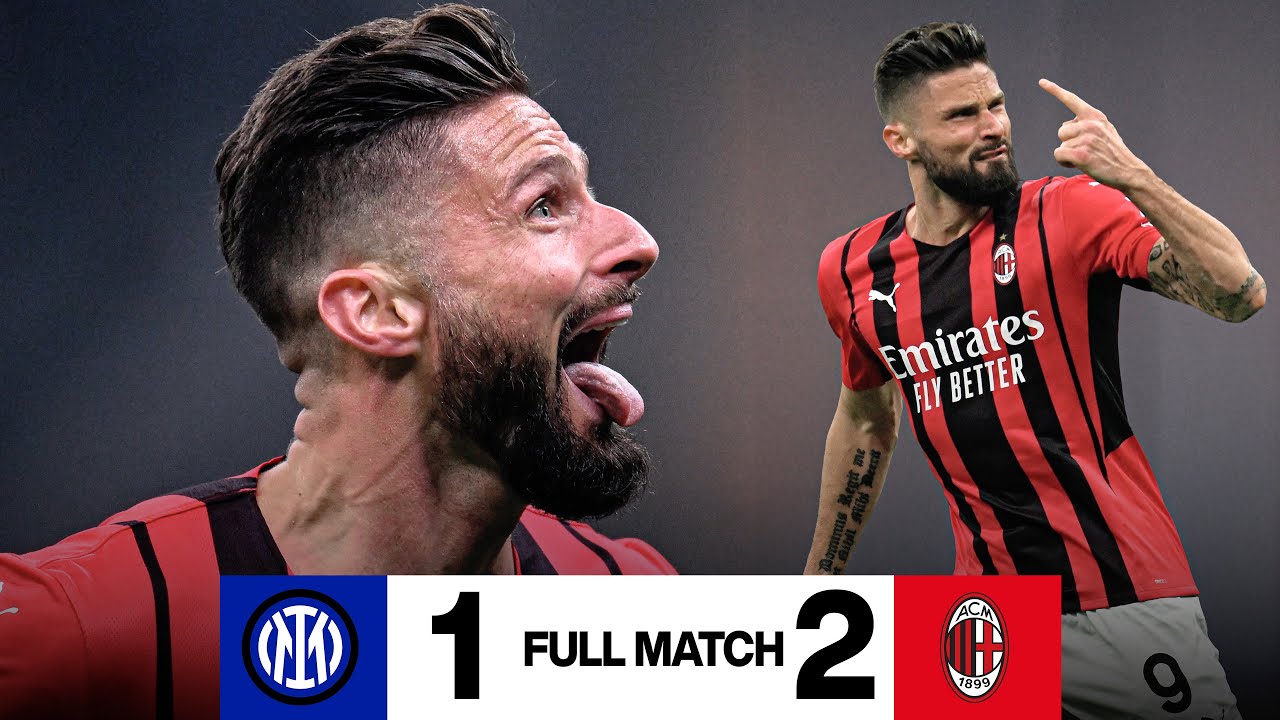 acmfcn's tweet card. Si è girato Giroud... | Il Derby della Serie A 2021/22 | Inter 1-2...