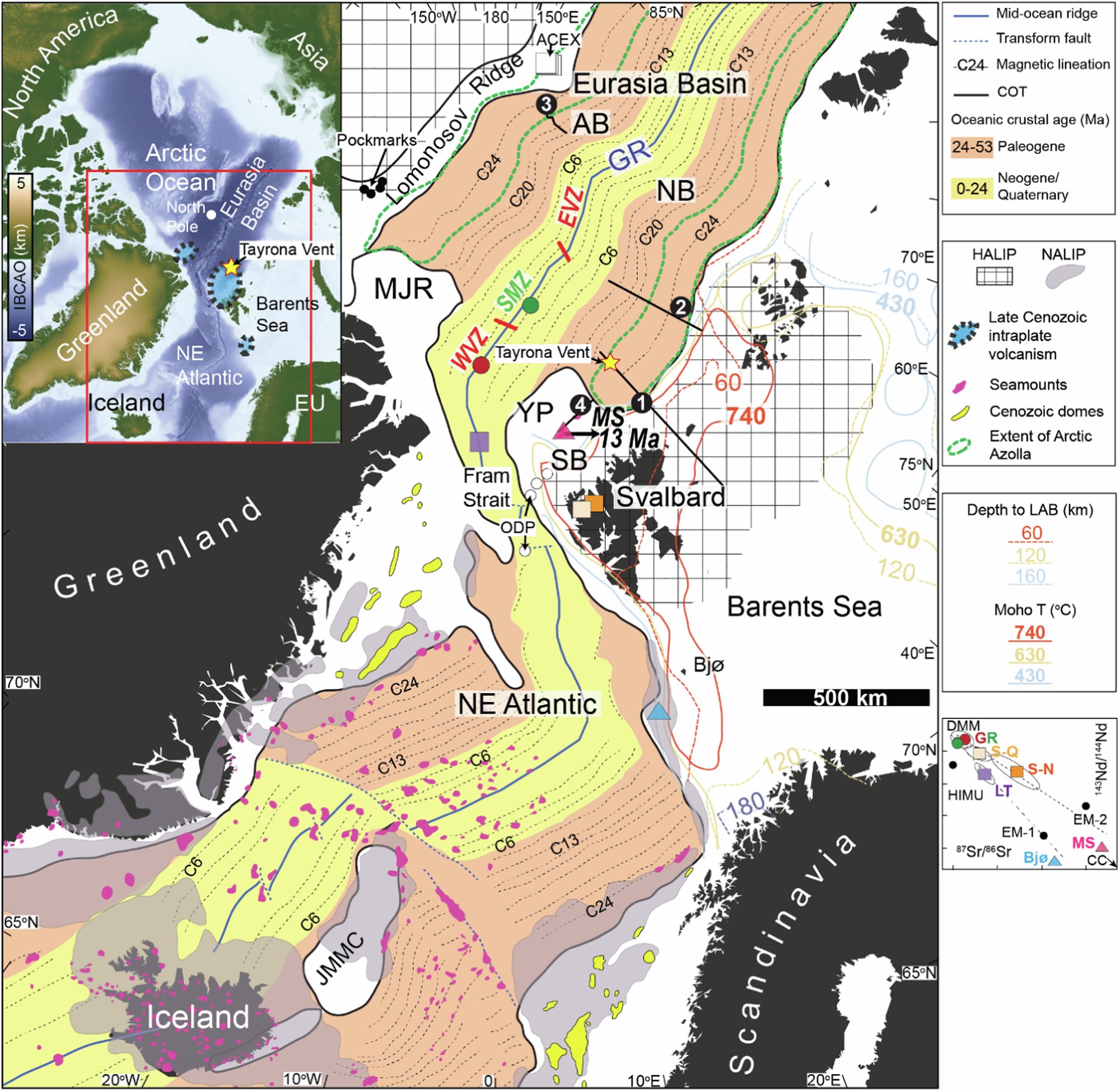 PHABOslo's tweet card. Communications Earth & Environment - Interpretation of seismic reflection profiles in the southwestern Eurasia Basin and north of Svalbard support a regional mantle thermal anomaly as the...
