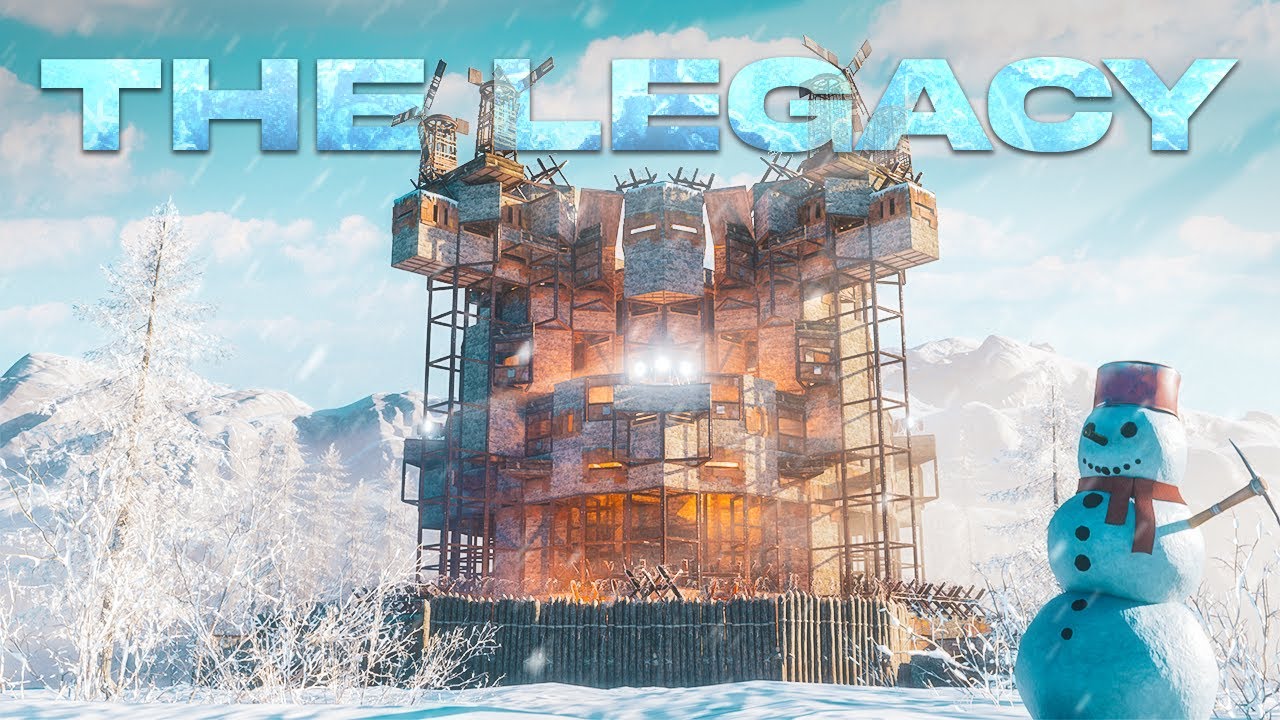 MoonLamboLOL's tweet card. THE LEGACY 4x4 – The Most Efficient Medium Group Base In Rust -...