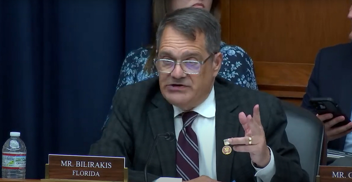 nickgillespie's tweet card. The legislation's future remains unclear despite broad bipartisan support.