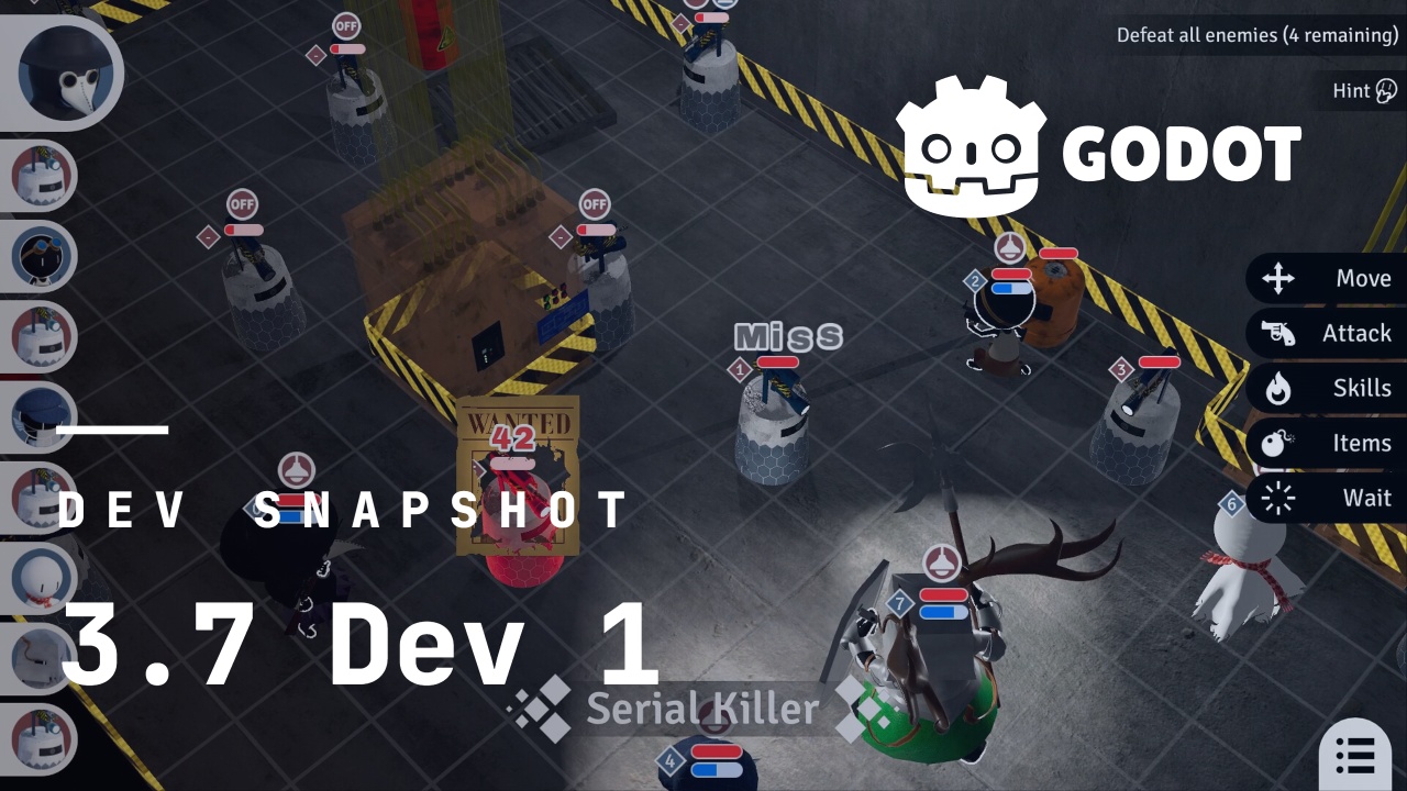 ProjectSouldier's tweet card. Since Godot 3.6's release in September 2024, we have been working hard on the new feature branch: 3.7.