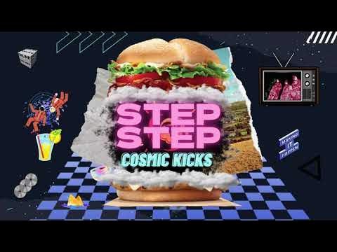 CosmicKicksjp's tweet card. Cosmic Kicks - STEP STEP (Official Visualizer)