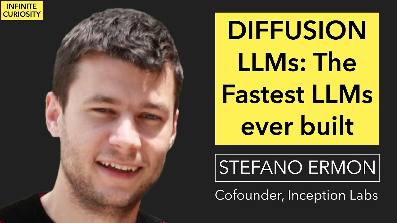 nbk_code's tweet card. Diffusion LLMs - The Fastest LLMs Ever Built | Stefano Ermon,...