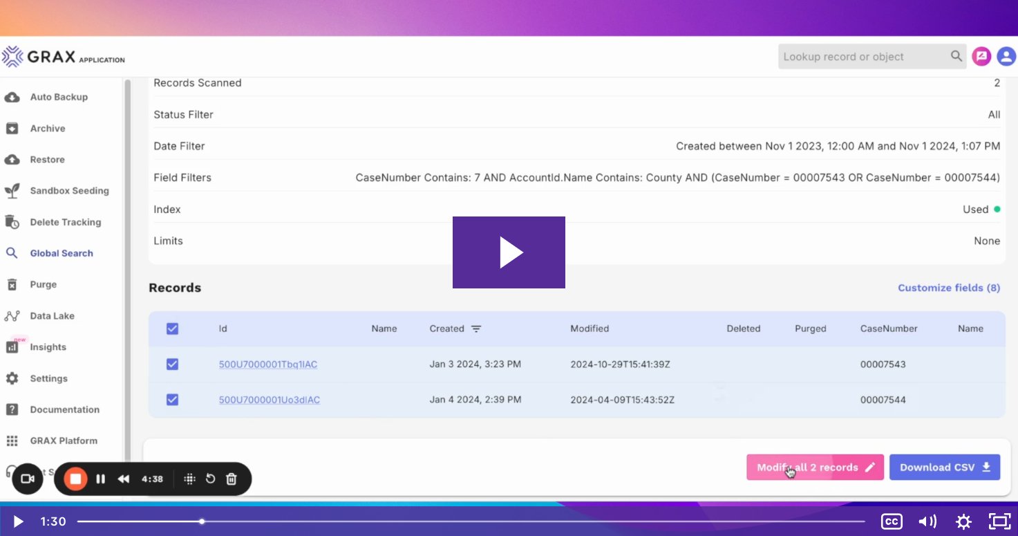 GRAXdv's tweet card. This video demonstrates the power of GRAX Search and how it is integrated into the GRAX application to make your data more accessible, usable and