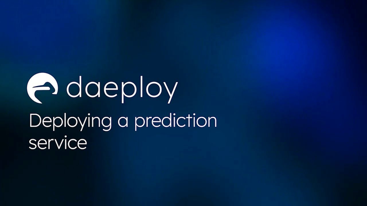 daeploy's tweet card. Daeploy Demo: How to deploy a prediction service with Python