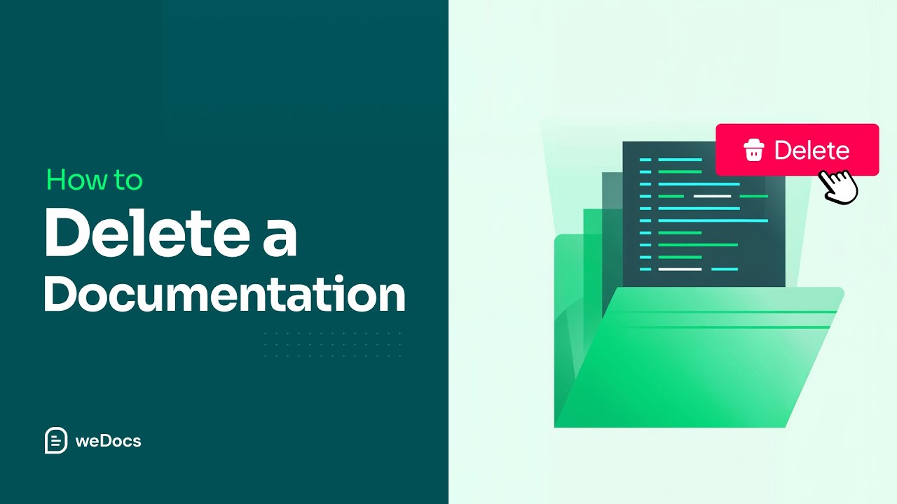 weDevs's tweet card. How to Delete Documentation in weDocs