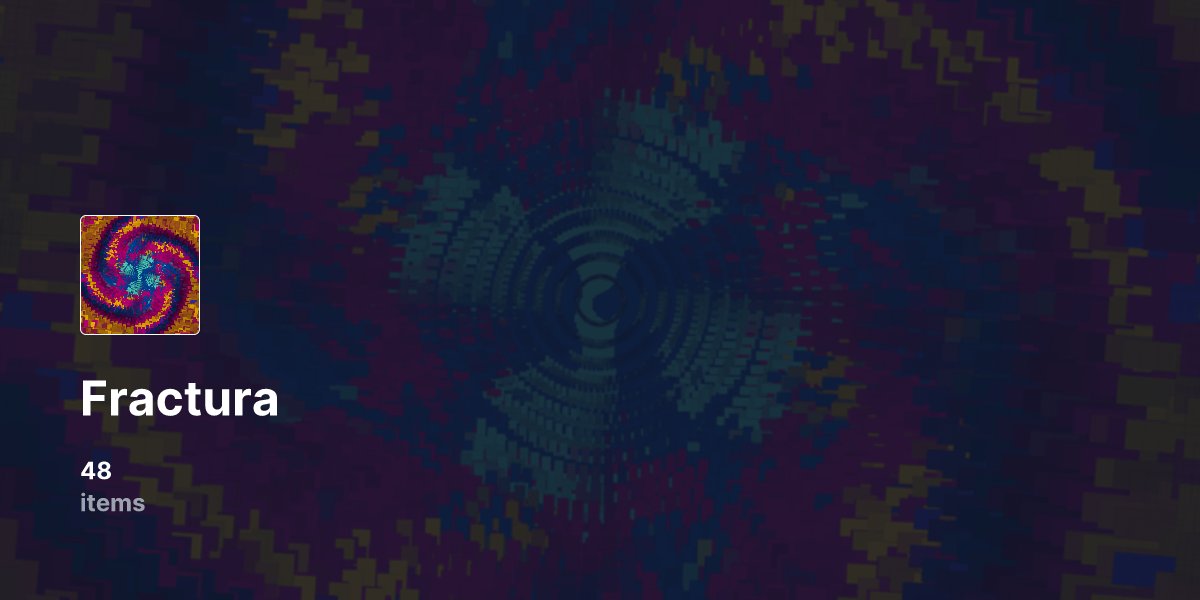 ChaoticApp's tweet card. Artist: [Ikiddo](https://x.com/__Ikiddo__) Fractura is a visual exploration rooted in the world of fractal art, a digital art form that uses mathemat