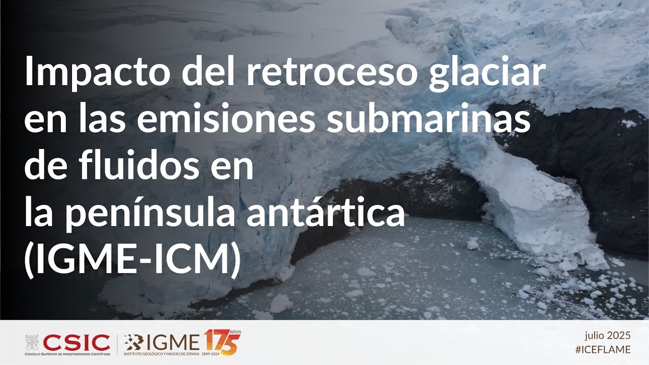 CSIC_VAACT's tweet card. Impacto del retroceso glaciar en las emisiones submarinas de fluidos...
