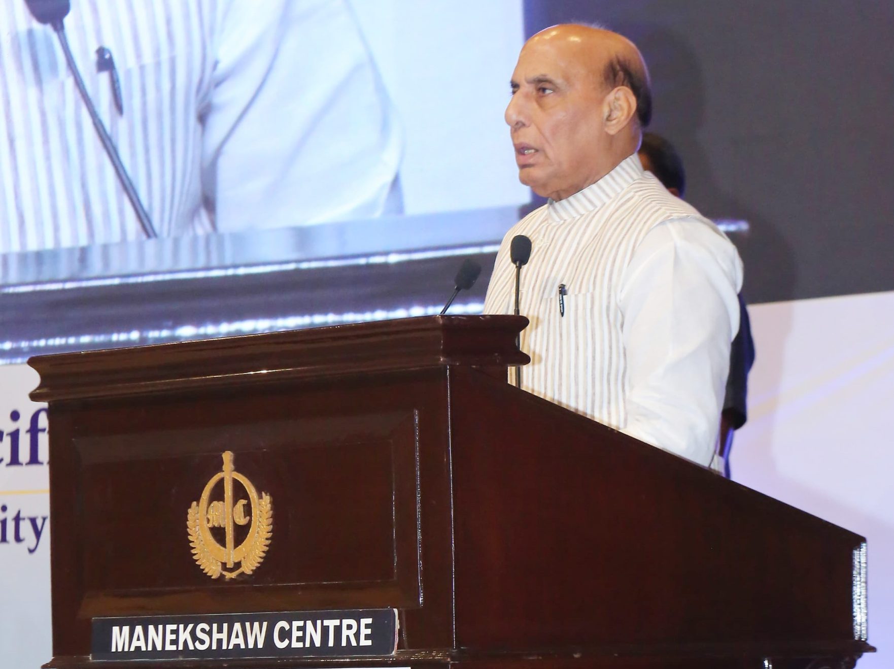 BharatPulseNews's tweet card. Defence Minister Rajnath Singh said that although Sindh lies within Pakistan today, it remains civilisationally linked to India. Speaking at a Sindhi community event in New Delhi, he remarked that...