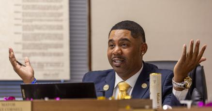 Schwartz_Land's tweet card. Mike Cornell came into office with a list of legal troubles and aspirations to clean up this small north St. Louis County city.