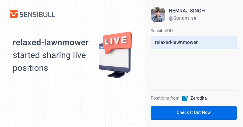 Swingtraderhemu's tweet card. It is free! No login required
