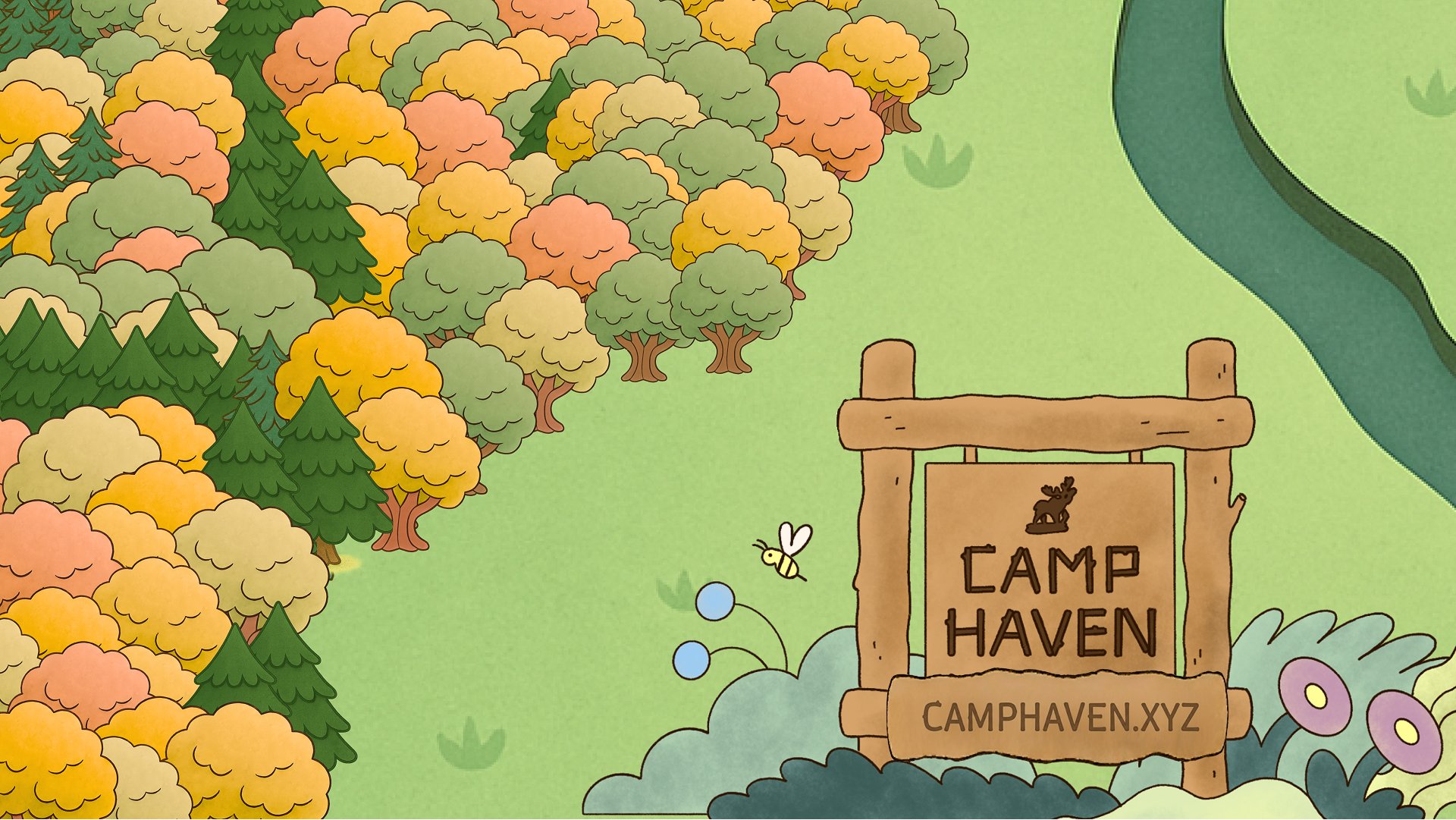 DataHaven_xyz's tweet card. Camp Haven is your guided adventure into DataHaven. Explore tents and earn XP for your eligibility and weight in the upcoming $HAVE airdrop.