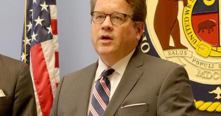 jacobbarker's tweet card. U.S. Attorney Thomas Albus hand-delivered the former criminal defendants' restitution check to City Hall.