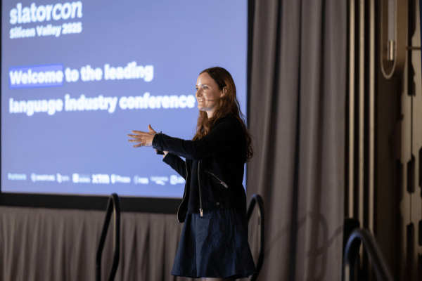 slatornews's tweet card. The image gallery captures event highlights from SlatorCon Silicon Valley 2025, showcasing engaging sessions and lively discussions.