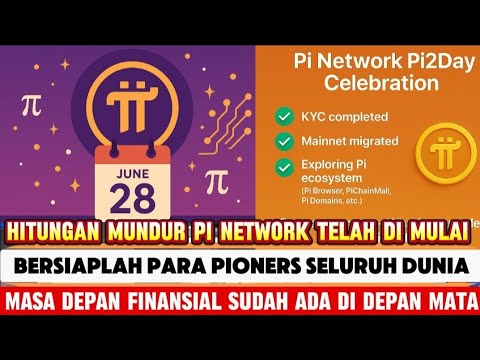 Pi_Network_INA's tweet card. BERSIAPLAH HITUNGAN MUNDUR PI NETWORK DI MULAI⁉️GCV $314.159 DI...