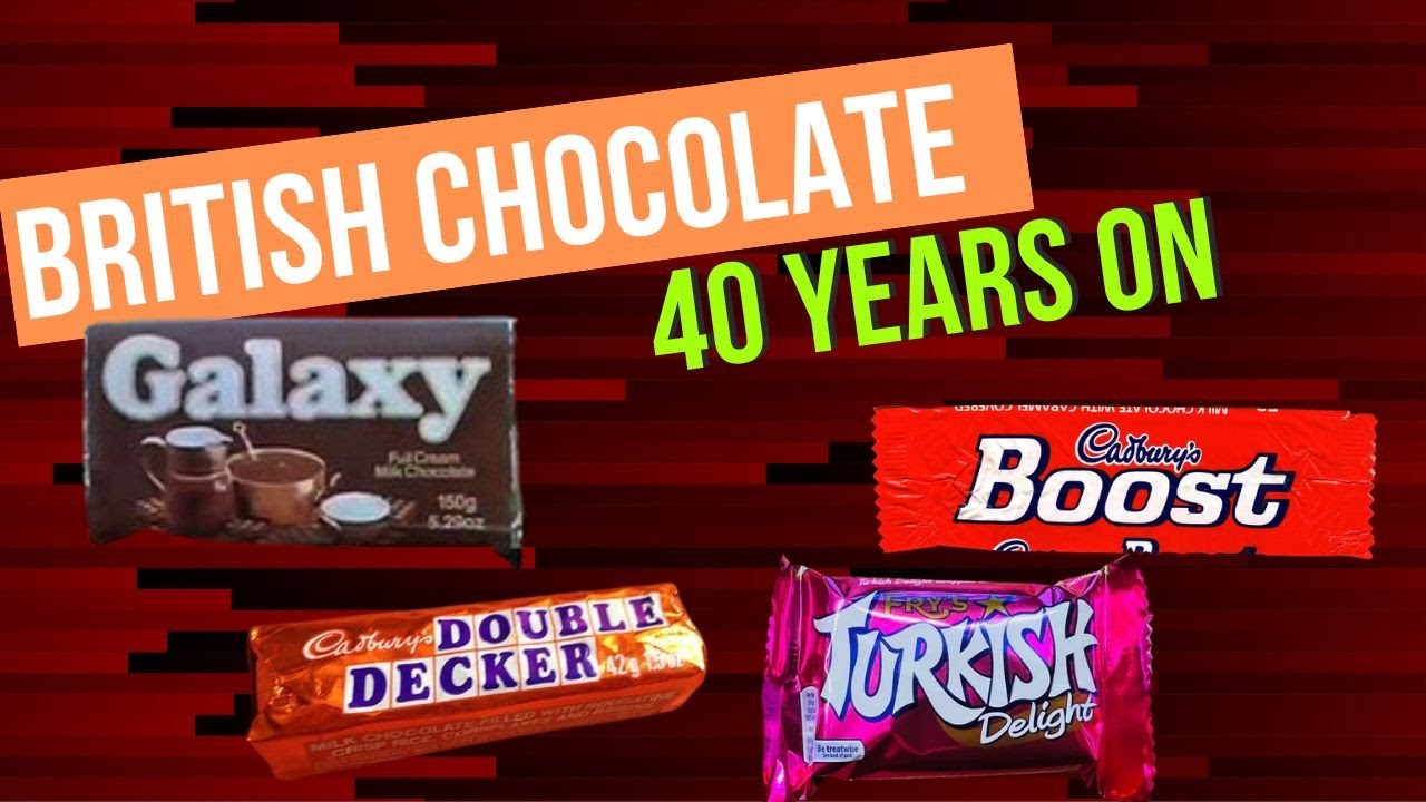 JohnnyBlowtorch's tweet card. British Chocolates - 40 Years On