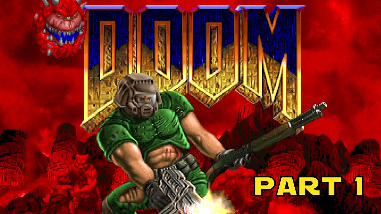 DarthElwood's tweet card. DOOM (MS-DOS 1993/2025 DOOM + DOOM II) - Pt 1 (Episodes 1,2 & 3) -...