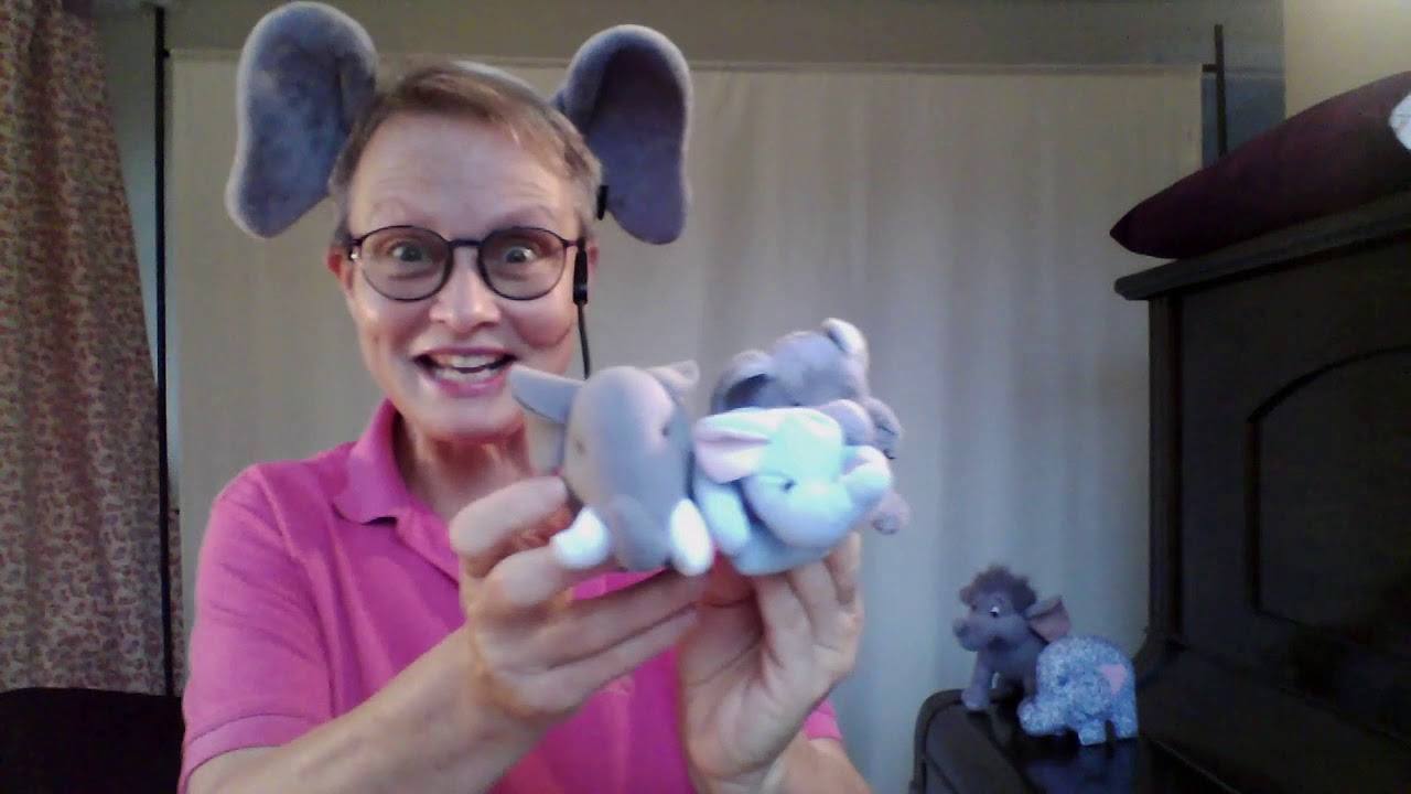 MusicalFunTime's tweet card. One elephant went out to play